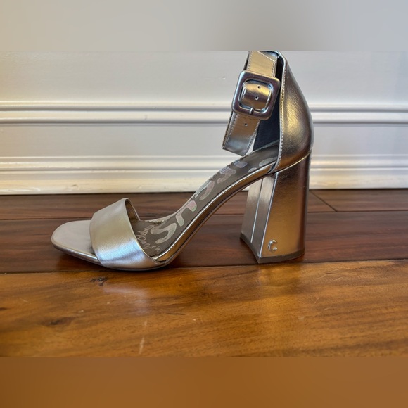 Circus by Sam Edelman Silver Women's Chunky Heels Size 8.5 - Picture 11 of 16
